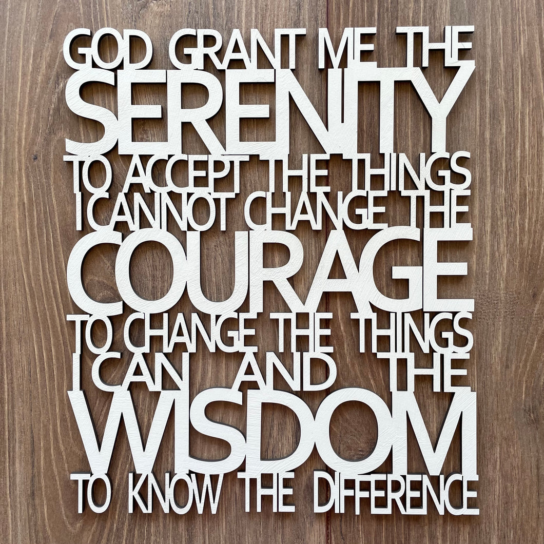 Serenity Prayer…Medium