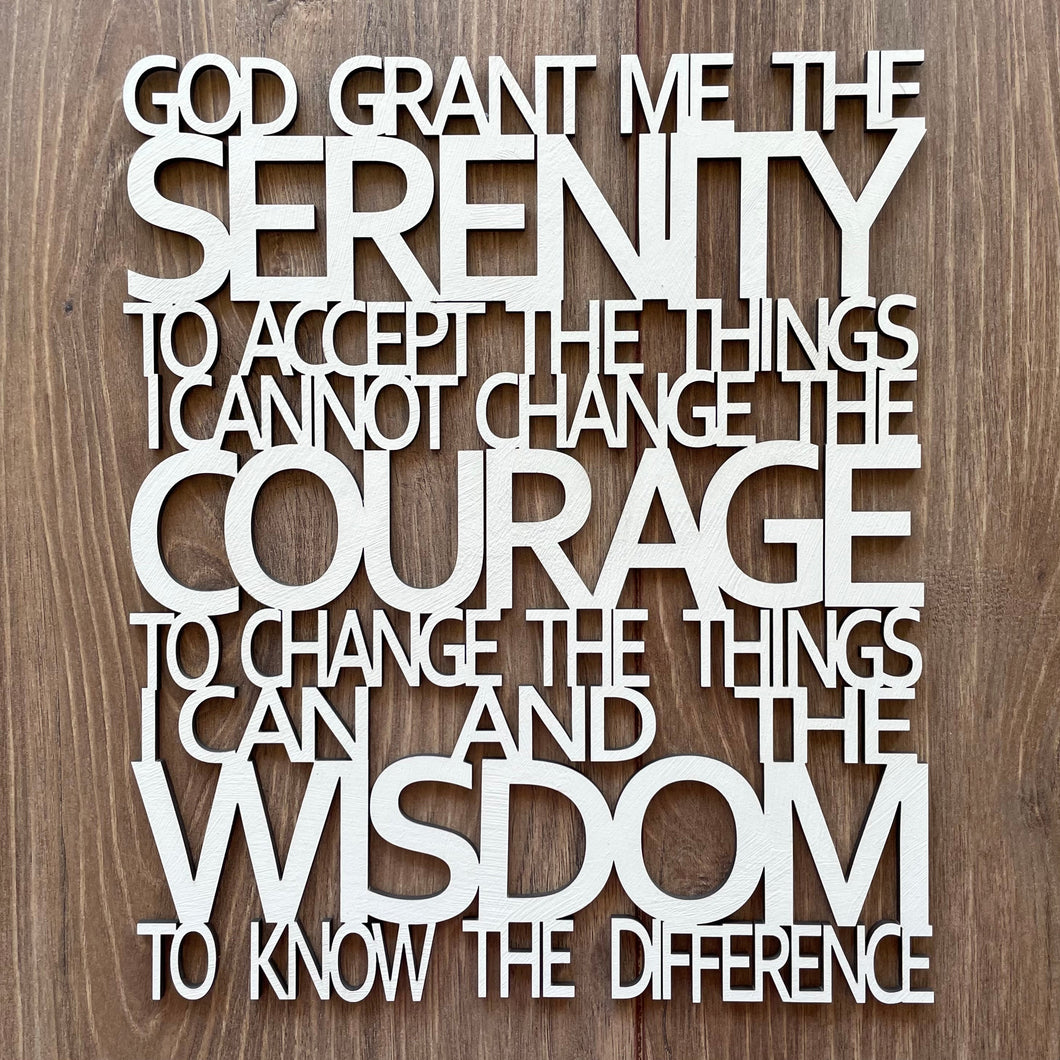 Serenity Prayer…Small