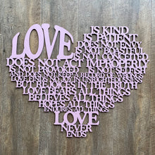 Load image into Gallery viewer, &quot;Love is...&quot; Large Laser Cut Sign
