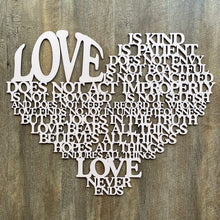 Load image into Gallery viewer, &quot;Love is...&quot; Large Laser Cut Sign
