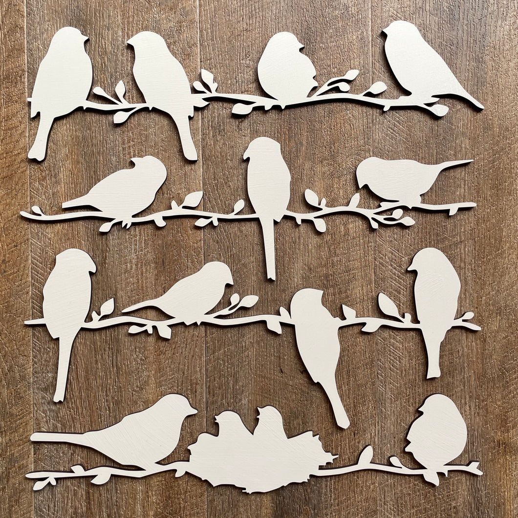 Birds on Branches - Set