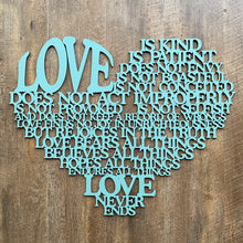 Load image into Gallery viewer, &quot;Love is...&quot; Large Laser Cut Sign
