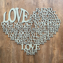 Load image into Gallery viewer, &quot;Love is...&quot; Large Laser Cut Sign
