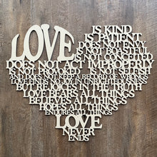 Load image into Gallery viewer, &quot;Love is...&quot; Large Laser Cut Sign
