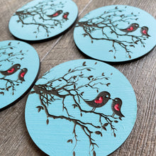 Load image into Gallery viewer, Coasters - Lovebirds
